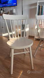 Set 4 sedie IKEA NORRARYD – bianche