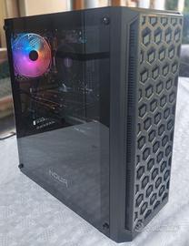 Pc Gaming ryzen 4500 + Arc A580 con wifi/bluetooth