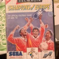 Videogioco “champions europe” sega master system