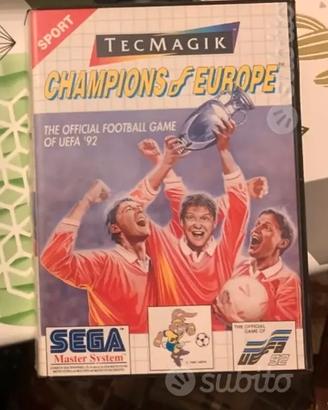 Videogioco “champions europe” sega master system