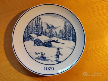 Piatto commemorativo paesaggi veneti