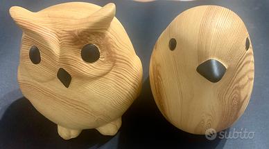 Soprammobile ceramica uccellini