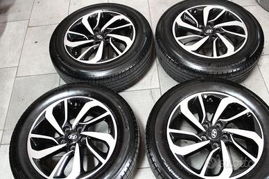 cerchi Hyundai bicolore + gomme hankook