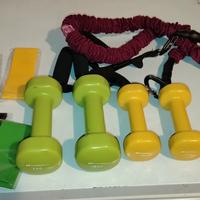 manubri, corda e fasce 