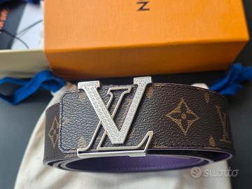 CINTURA REVERSIBILE LOUIS VUITTON MONOGRAM MARRONE