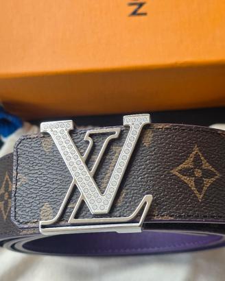CINTURA REVERSIBILE LOUIS VUITTON MONOGRAM MARRONE