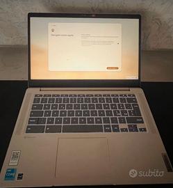 Chromebook Lenovo argento