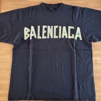 T-shirt maglietta S Oversize nera gialla di lusso