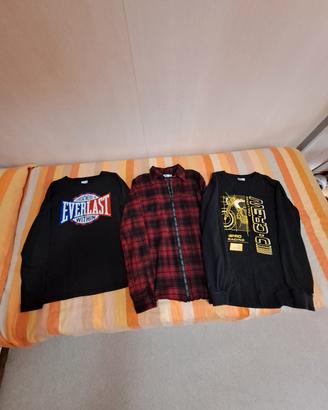 MAGLIA MANICA LUNGA E CAMICIA 14 ANNI