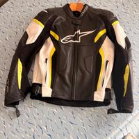 Giubbotto in pelle Alpinestars taglia 48