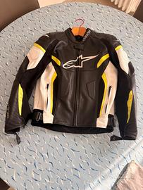 Giubbotto in pelle Alpinestars taglia 48