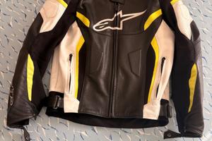 Giubbotto in pelle Alpinestars taglia 48