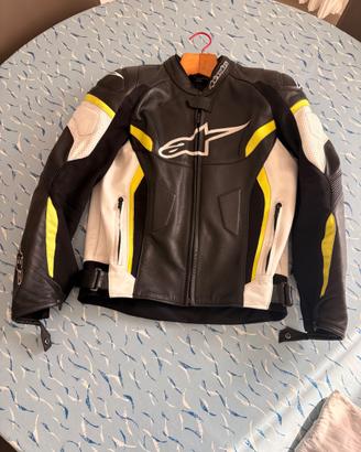Giubbotto in pelle Alpinestars taglia 48