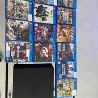 Ps4 slim 500gb + volante + giochi