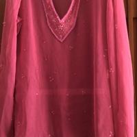 Camicia indiana rosa