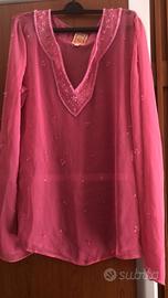 Camicia indiana rosa