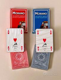 Mazzi Carte Modiano Vintage *Sigillati*- Rosso/Blu