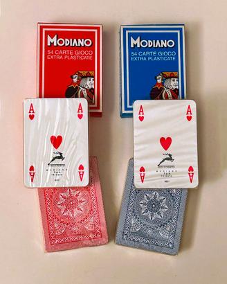 Mazzi Carte Modiano Vintage *Sigillati*- Rosso/Blu