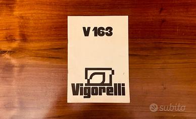 Libretto di istruzioni Vigorelli V163 originale