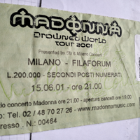 6 biglietti collezione Madonna world tour