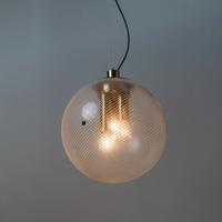 Lampada a globo vintage XXL in vetro di Murano