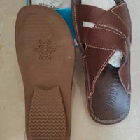 Sandali uomo SanaGens 40 cuoio