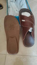 Sandali uomo SanaGens 40 cuoio