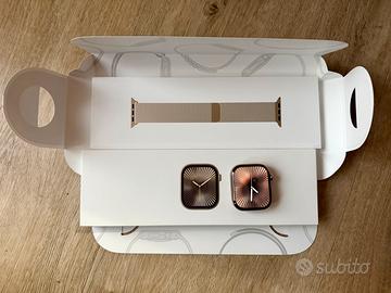 Apple Watch 10 cell Titanio Oro 46mm pari al Nuovo