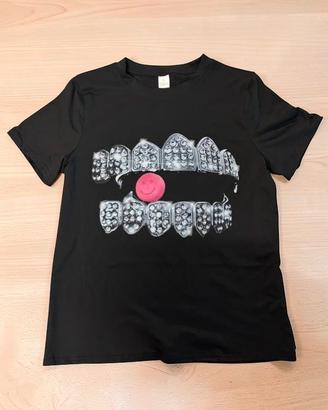 t-shirts con denti streetwear y2k