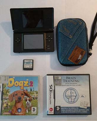 Nintendo DS lite nero con accessori