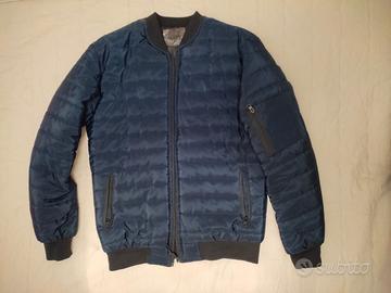 J.STYLE Giacca Bomber mezza stagione Tg. L Blu