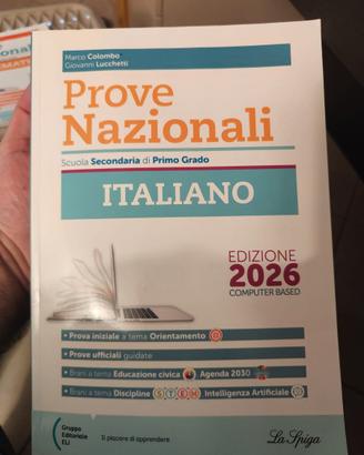 Libro prove nazionale invalsi Italiano 2026 isbn 9
