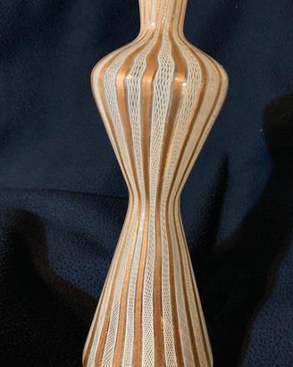 MURANO: vaso 1950/60 zanfirico avventurina