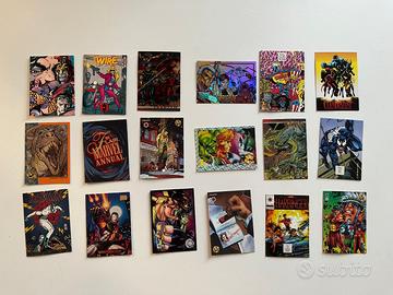 Lotto 18 carte da collezione Marvel Wizard Doom's