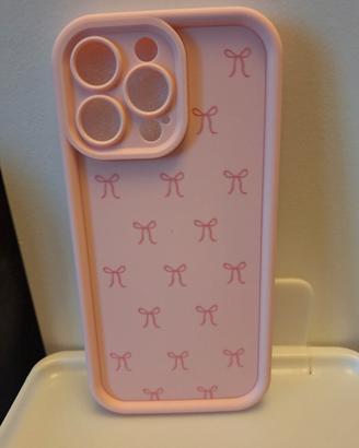 Cover per iPhone 14 Pro Max motivo a fiocco