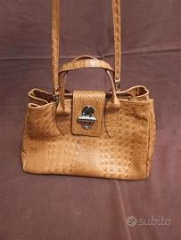 Borsa donna tinta cammello