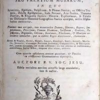 Regia Parnassi - Caroli Palesii-Venetiis - 1787