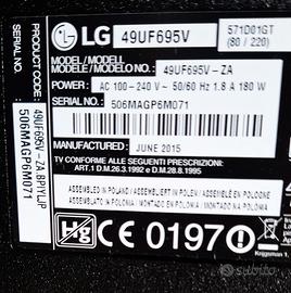 Smart TV 4K LG  49 Pollici