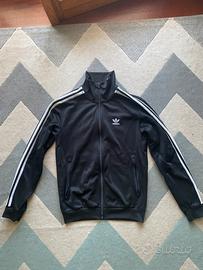 Felpa Adidas Originals nera con logo Trefoil