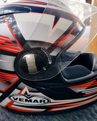 Casco moto vemar taglia M