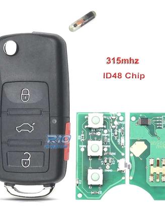 CHIAVE COMPLETA PER VOLKSWAGEN VW BEETLE GOLF PASS