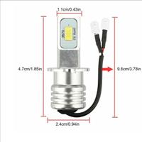 lampade h3 led 80watt 6000 Kelvin 