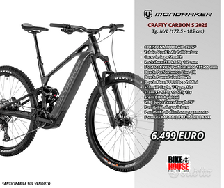 MONDRAKER CRAFTY CARBON S Tg. ML 2026
