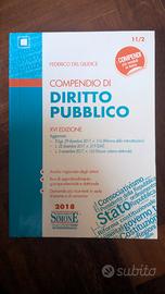 Compendio diritto pubblico (XVI - 2018) ed. Simone