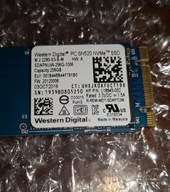 Hard disk SSD M.2 256GB Western Digital