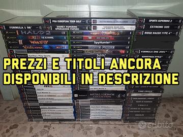 Giochi per Playstation 1, Playstation 2 e XBOX 