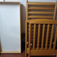 Lettino Pali per Bambini in legno con cassetto