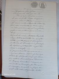 Atto notarile 1884 