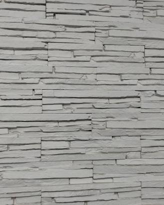 Rivestimento gesso bianco muretto 