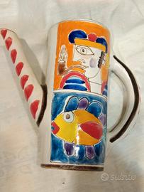 caffettiera in ceramica artistica De Simone 